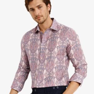 PAISLEY PRINT REGULAR FIT SHIRT
GISDA - PASTEL PINK