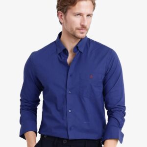 EMBROIDERED LOGO PLAIN POPLIN SHIRT
HARMIN - PASTEL DARK BLUE