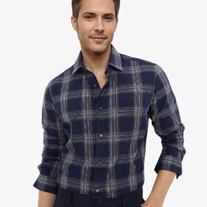 COTTON CHECK SHIRT
ZINGA - NAVY