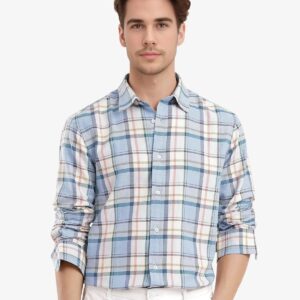 COTTON CHECK SHIRT
RIX - LIGHT BLUE